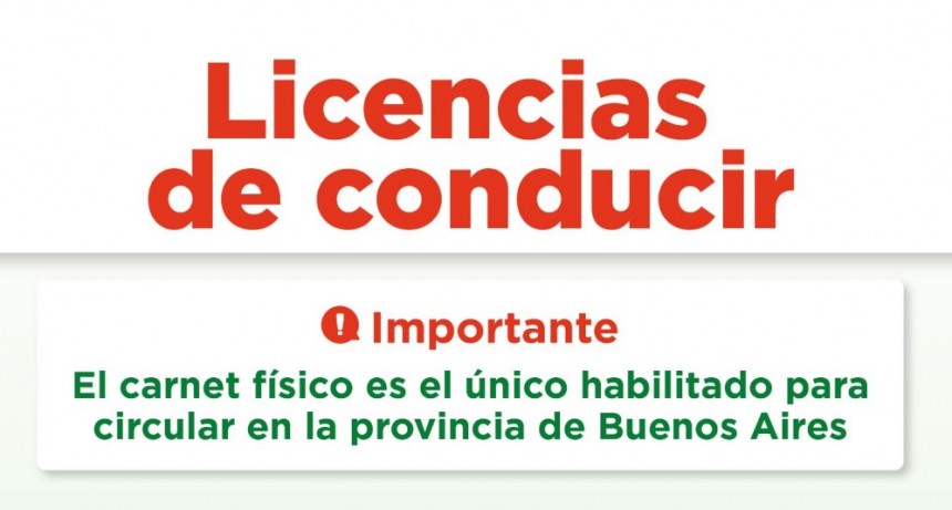 Alerta para conductores: la Provincia exige el carnet físico y rechaza la licencia digital