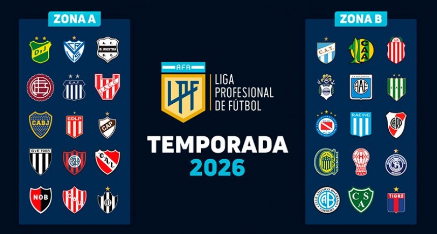 Liga Profesional 2026: así quedaron conformados los grupos tras el sorteo