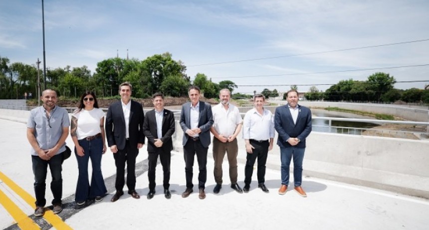 Kicillof inauguró el Puente Gogna en Luján: obra clave contra inundaciones y para conectar la ciudad