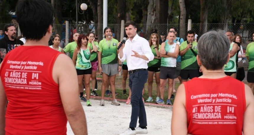 Morón puso en valor la pista del Gorki Grana y la reinauguró con una jornada deportiva abierta