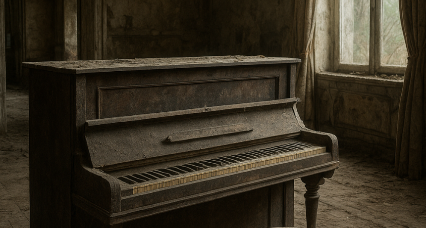 El eco azul en el piano de la abuela