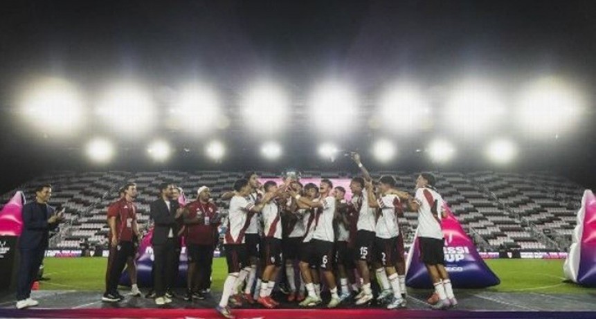 River se quedó con la Messi Cup en Miami tras vencer al Atlético de Madrid