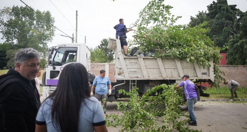 Quilmes intensifica el plan Quilmes Limpio con un operativo integral en Ezpeleta