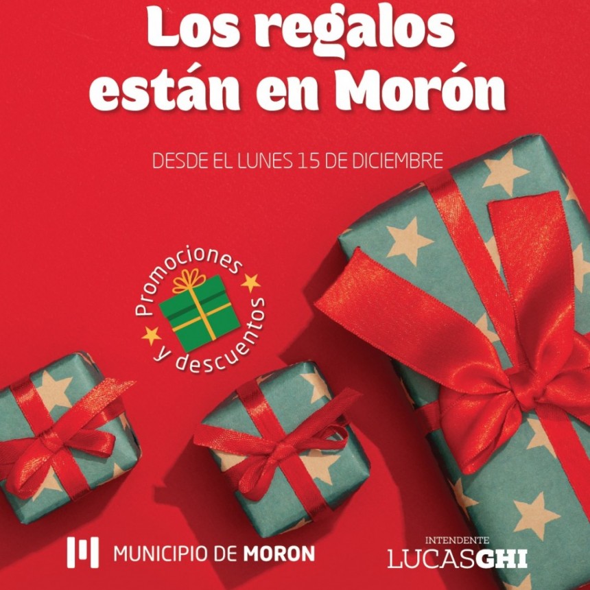 Navidad con rebajas en Morón: más de 100 comercios lanzan descuentos de hasta el 40%