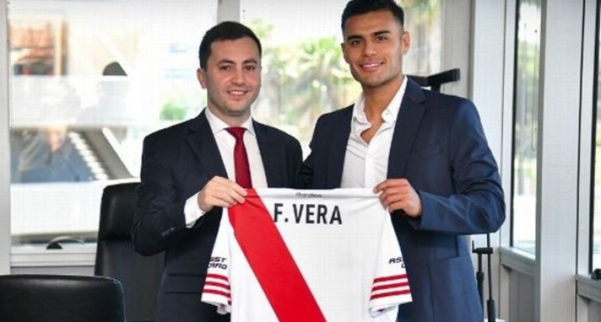 River cerró a su primer refuerzo: Fausto Vera firmó y ya es jugador de Gallardo